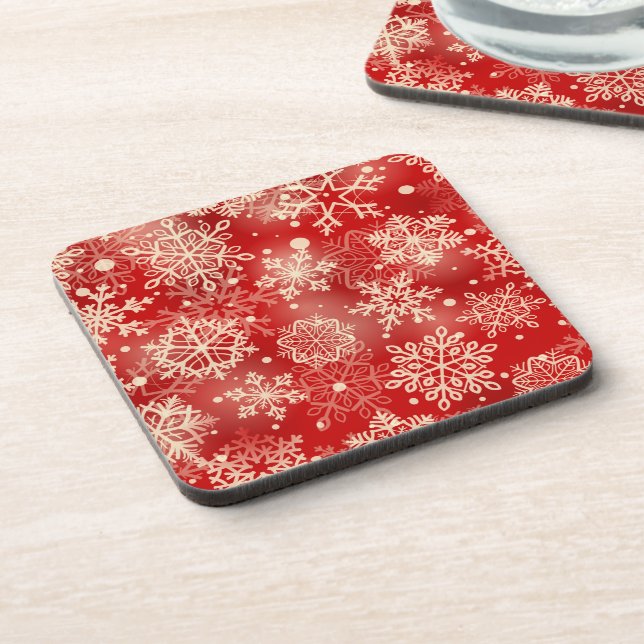 Dessous-de-verre Motif de snowflakes (Côté gauche)