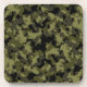 Dessous-de-verre Motif de style militaire camouflage (Devant)