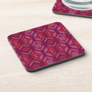 Dessous-de-verre Motif décoratif Tribal Textile Africain