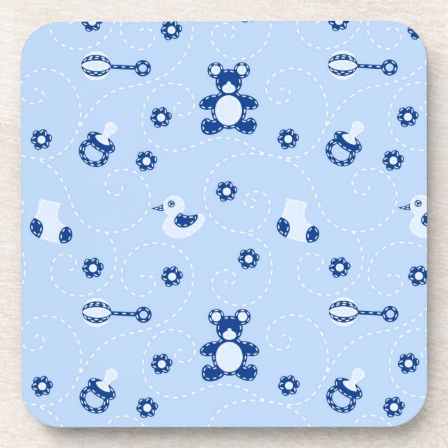 Dessous-de-verre Motif d'édredon de bébé (Devant)