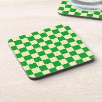 Motif du tableau de bord Retro Green Off White Che