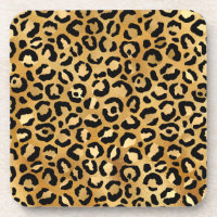 Motif Empreinte de léopard sauvage et exotique