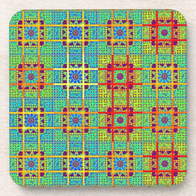 Dessous-de-verre Motif ethnique maya.jpg (Devant)