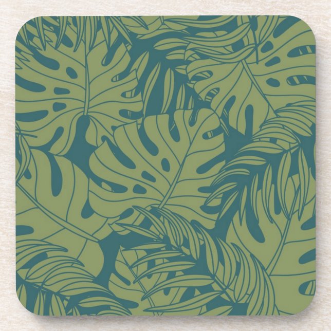 Dessous-de-verre motif feuille (Devant)