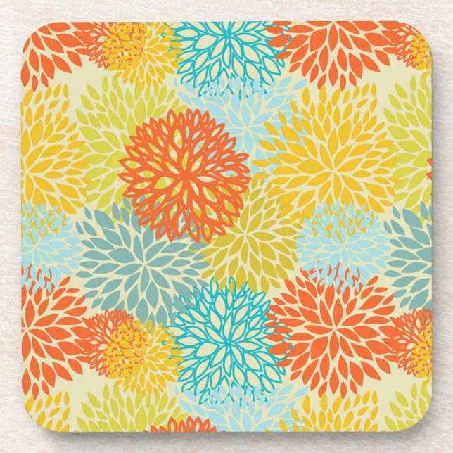 Dessous-de-verre Motif floral 3 (Devant)