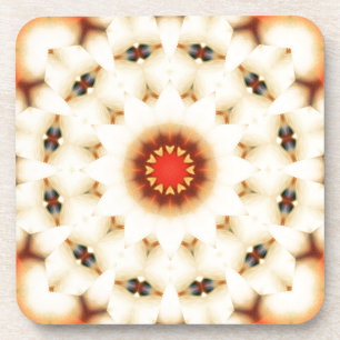 Dessous-de-verre Motif floral à la crème douce