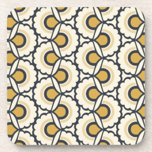 Dessous-de-verre Motif floral géométrique