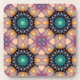 Dessous-de-verre Motif géométrique dynamique Accent bohème