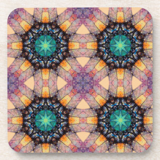 Dessous-de-verre Motif géométrique dynamique Accent bohème