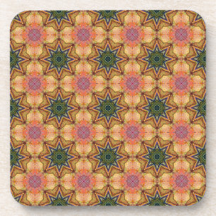 Dessous-de-verre Motif géométrique dynamique Accent bohème