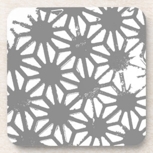 Dessous-de-verre Motif géométrique gris