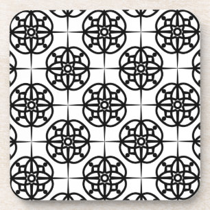 Dessous-de-verre Motif géométrique Vibe rétro classique