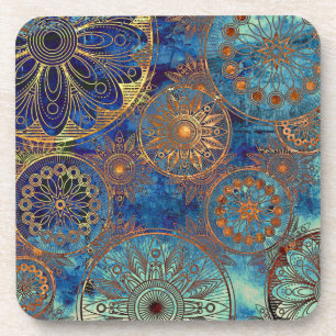 Dessous-de-verre Motif grunge d'art