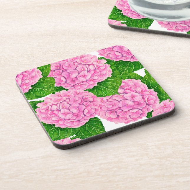 Dessous-de-verre Motif Hydrangea (Côté gauche)