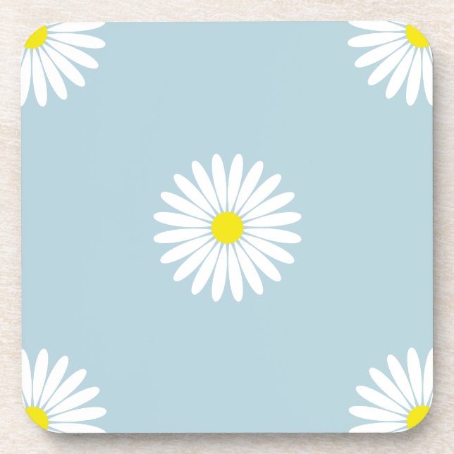 Dessous-de-verre Motif Lg Illustrative sur bleu pâle (Devant)