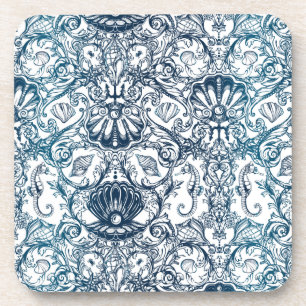 Dessous-de-verre Motif marin vintage