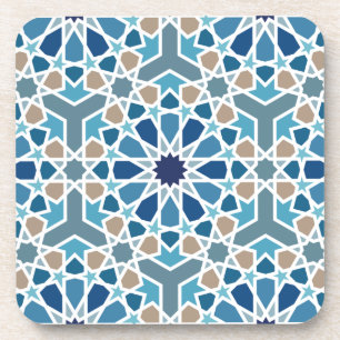 Dessous-de-verre Motif marocain en carreaux