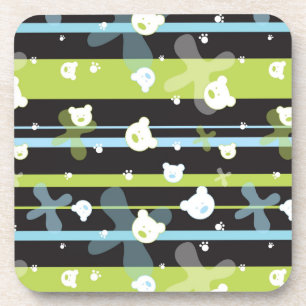Dessous-de-verre Motif mignon avec peu d'ours