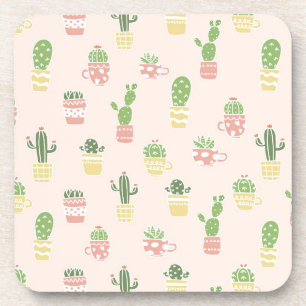 Dessous-de-verre Motif mignon de cactus