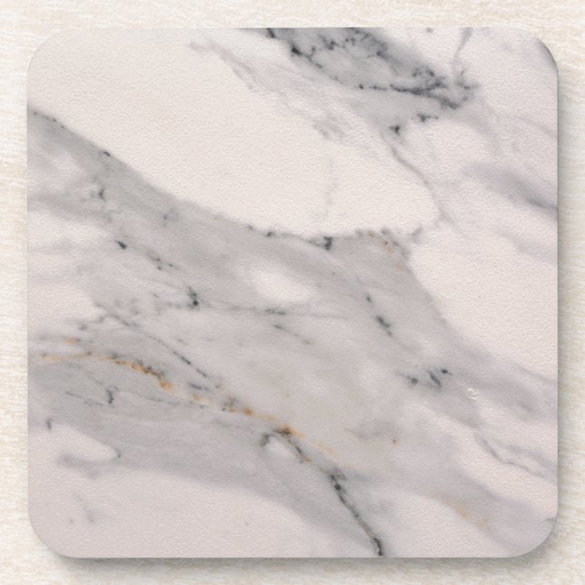 Dessous-de-verre Motif moderne en marbre noir gris rose (Devant)
