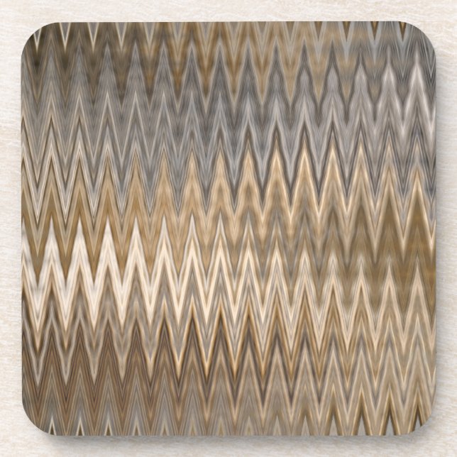 Dessous-de-verre Motif ondulé terrestre (Devant)