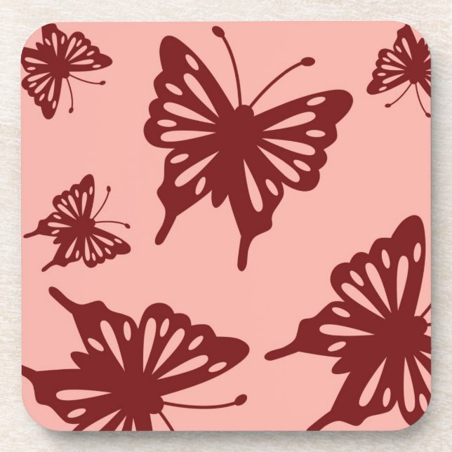 Dessous-de-verre motif papillon (Devant)