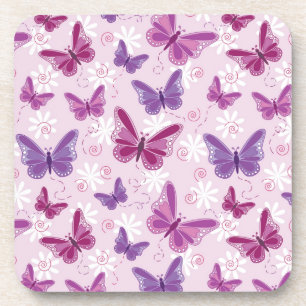 Dessous-de-verre motif papillon