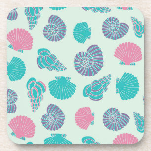 Dessous-de-verre Motif Pastel Seashell 1