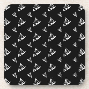 Dessous-de-verre Motif peu précis de voilier