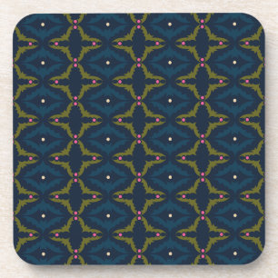 Dessous-de-verre Motif Rétro Vintage Deep Blue