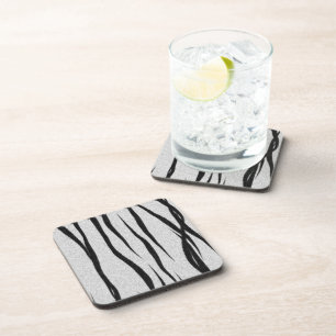 Dessous-de-verre Motif Tiger Stripes.