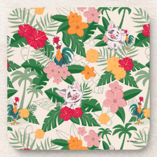 Dessous-de-verre Motif tropical de Pua et Heihei