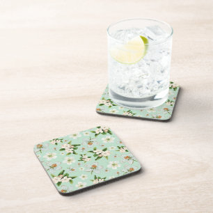 Dessous-de-verre Motif vintage de fleurs de printemps