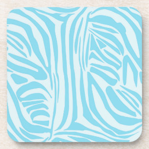 Dessous-de-verre Motif Zèbre Bleu