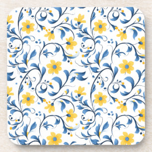 Dessous-de-verre Motifs d'art populaire floral ukrainien