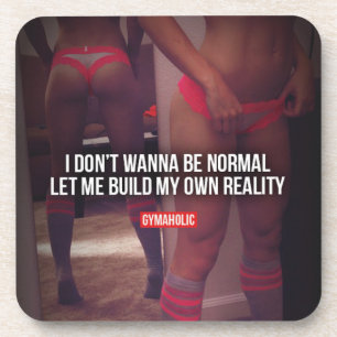 Dessous-de-verre Motivation de conditionnement physique et de muscu