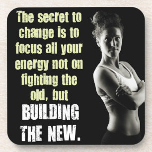 Dessous-de-verre Motivation de conditionnement physique et de muscu