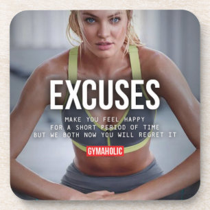 Dessous-de-verre Motivation de conditionnement physique et de muscu