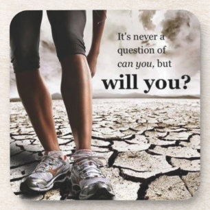 Dessous-de-verre Motivation de gymnase de séance d'entraînement de