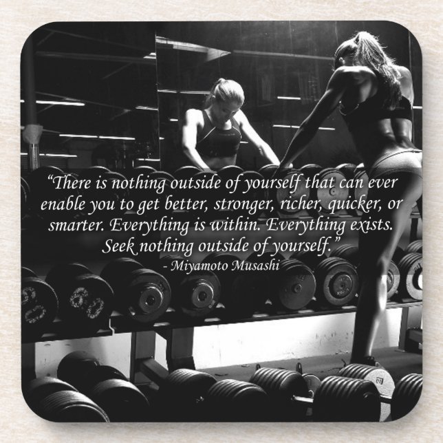 Dessous-de-verre Motivation de l'entraînement des femmes (Devant)