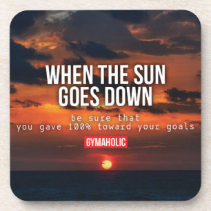 Dessous-de-verre Motivation gym