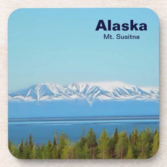 Dessous-de-verre Mt. Susitna (Devant)
