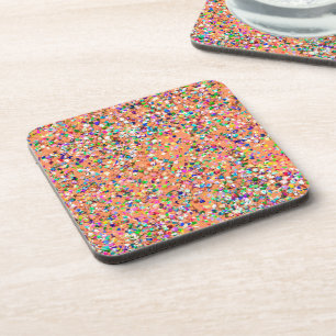 Dessous-de-verre Multicolor Modern Modern Grit Glitter #4