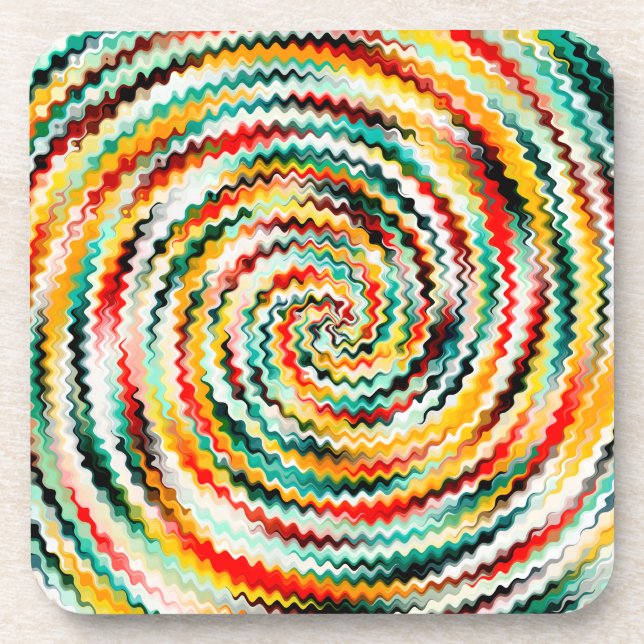 Dessous-de-verre Multicolore (Devant)