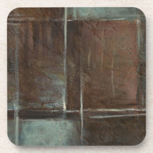 Dessous-de-verre Mur de briques rouge et gris