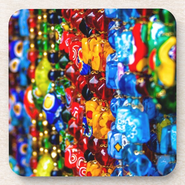 Dessous-de-verre Murano coloré (Devant)