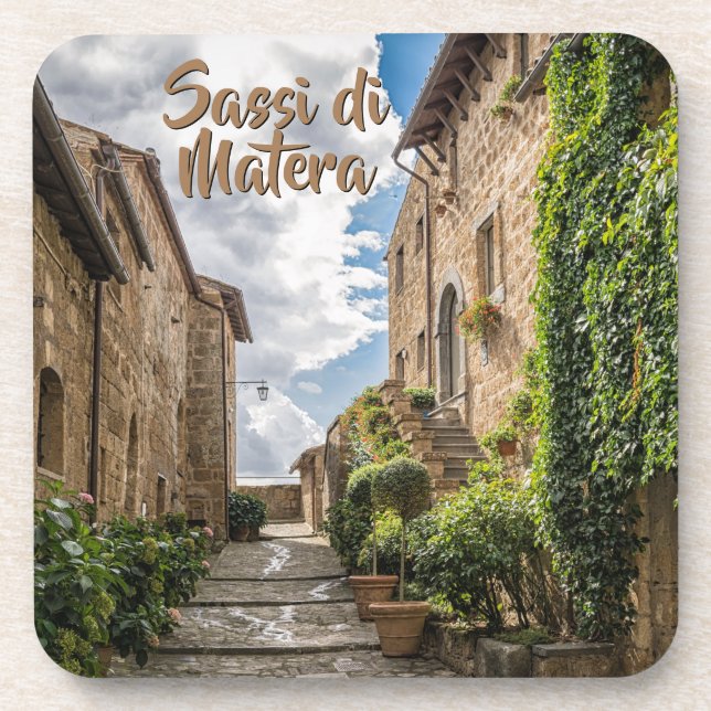 Dessous-de-verre Murs d'ivoire à Sassi di Matera Italie (Devant)