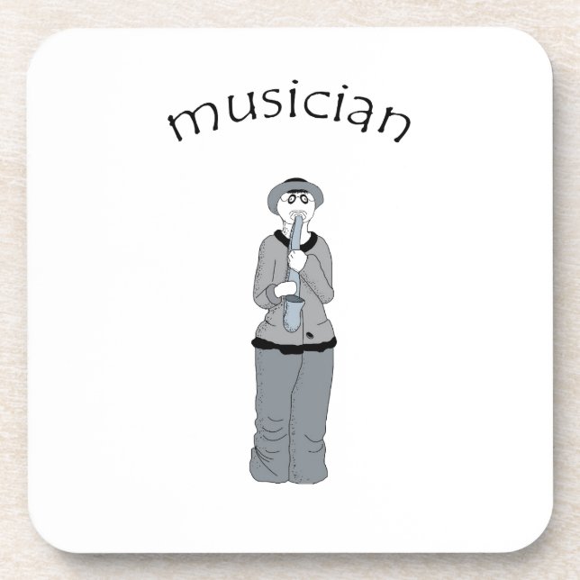 Dessous-de-verre musicien (Devant)