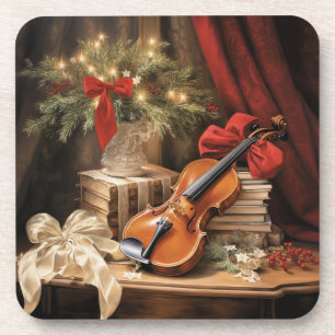 Dessous-de-verre Musique violon de Noël