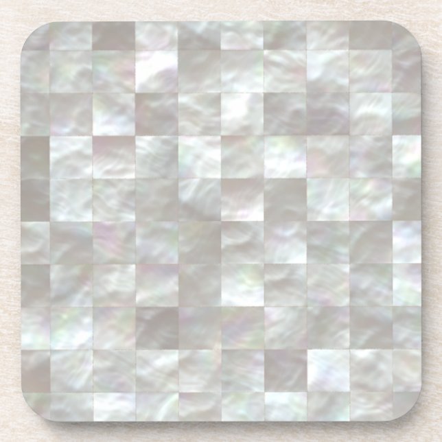 Dessous-de-verre Nacre. (Devant)